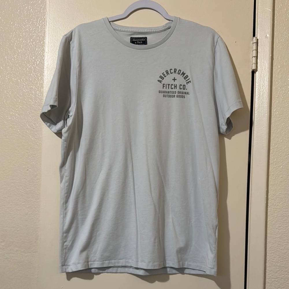 Abercrombie & Fitch Light Gray Men's T-Shirt